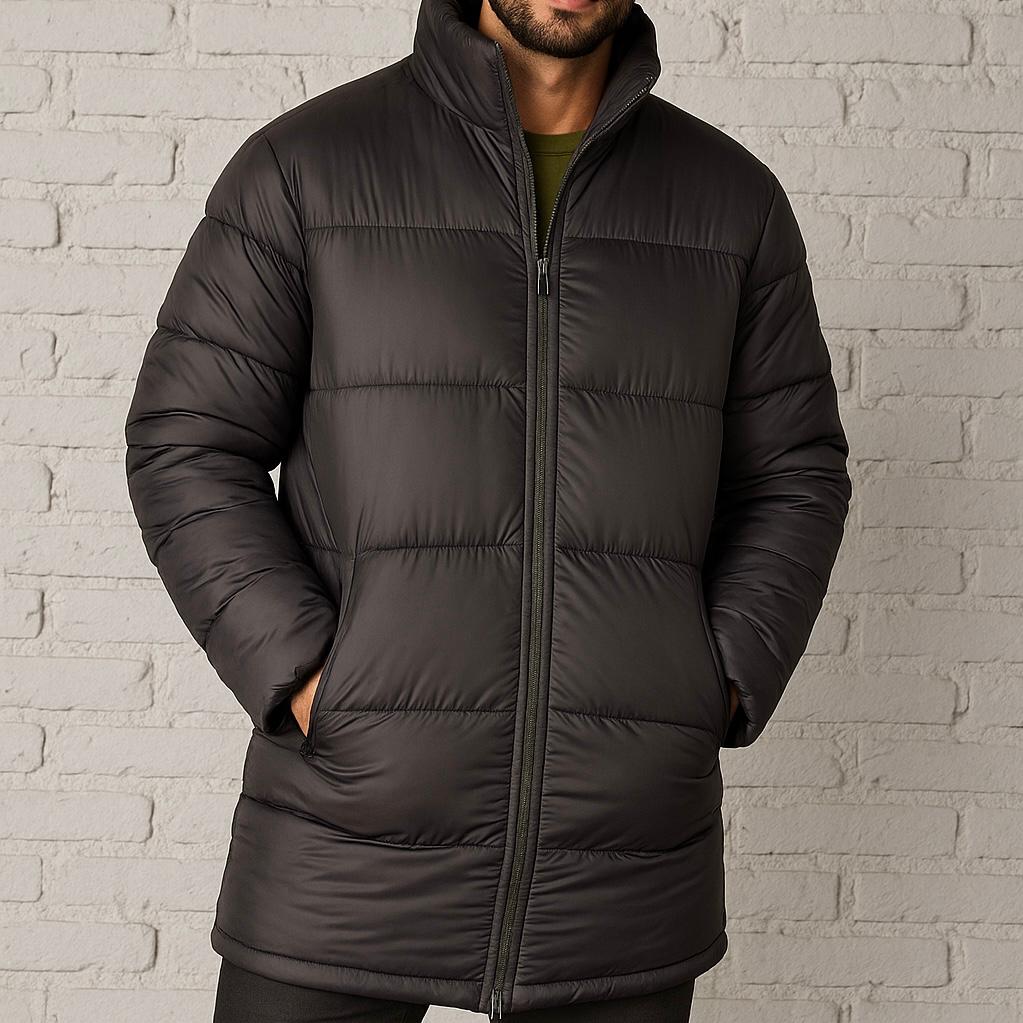 CAMPERON MATELASEADO CANELON ANCHO PARKA LARGA PREMIUM