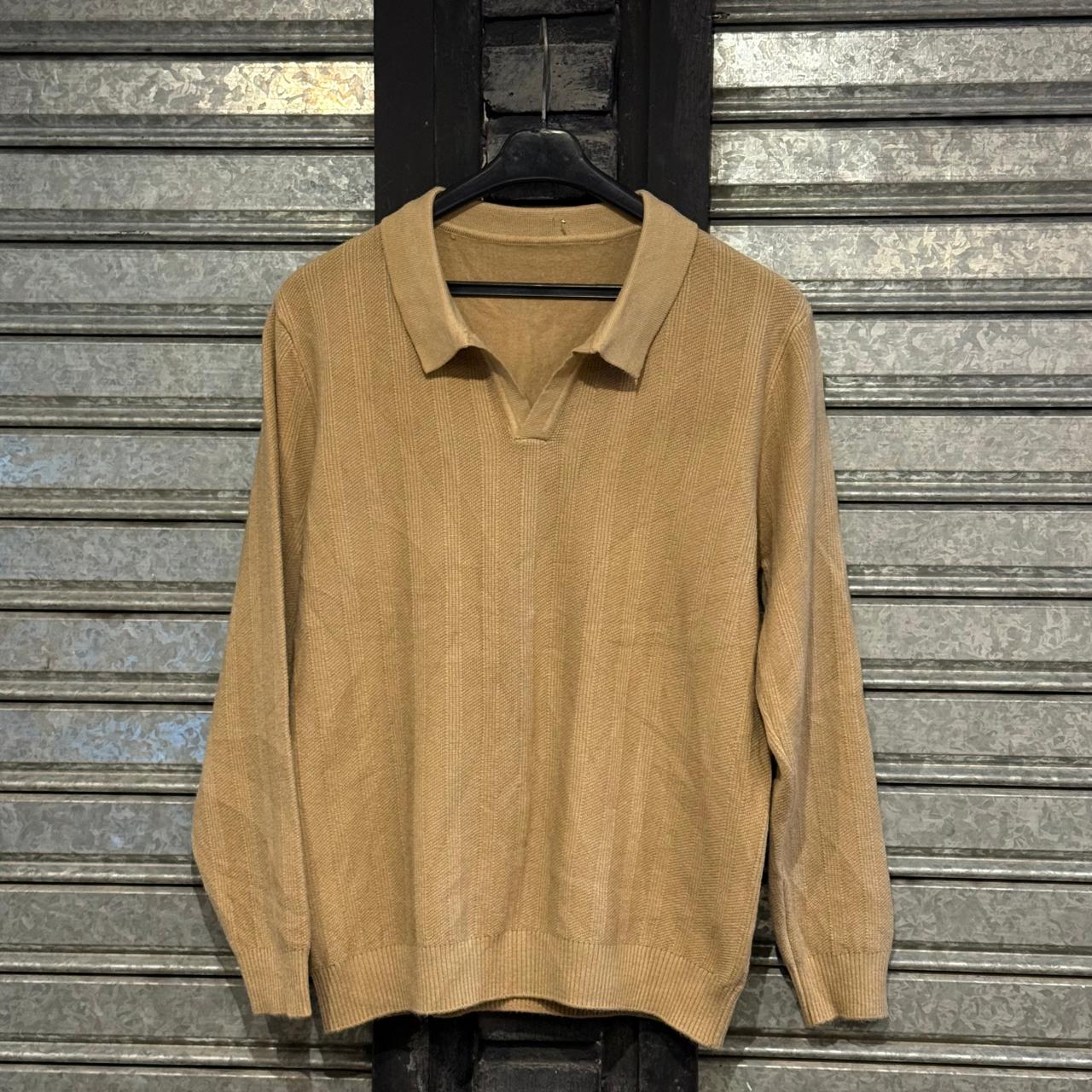 CHOMBA TEJIDA MANGA LARGA SWEATER PREMIUM