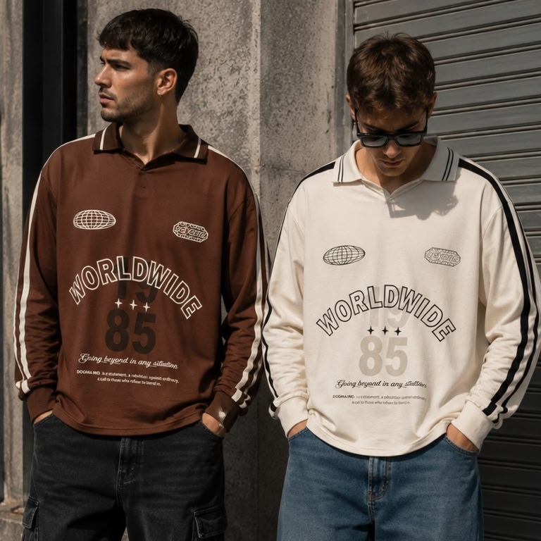 CHOMBA POLO "WORLDWIDE" OVERSIZE