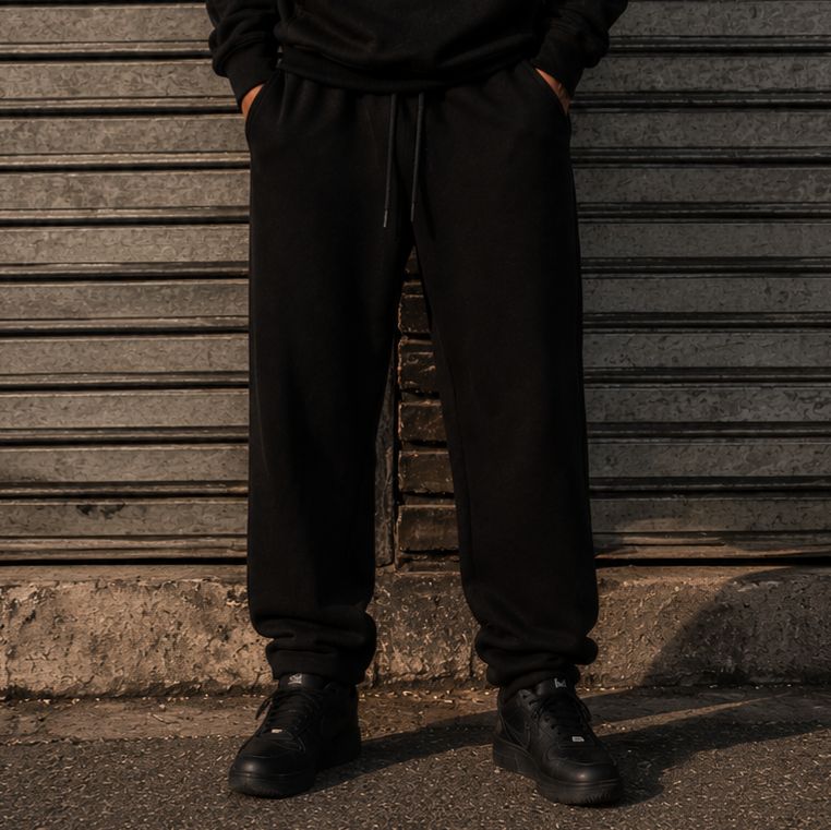 PANTALÓN JOGGING DE FRISA BLACK - Imagen 5