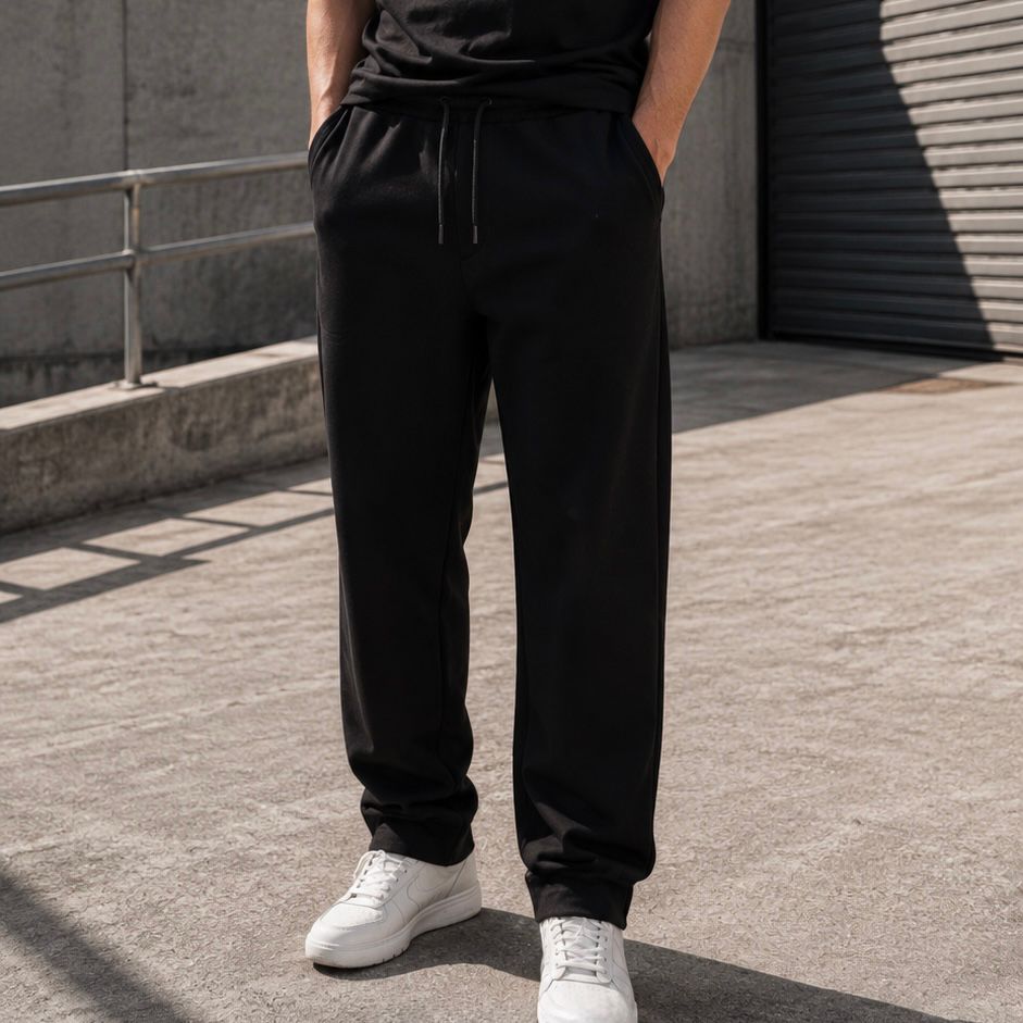 PANTALÓN JOGGING DE FRISA BLACK