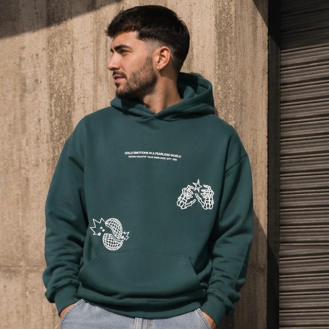BUZO HODDIE FRISA OVERSIZE «COLD EMOTIONS»